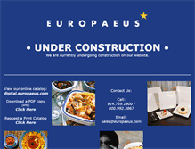 Tablet Screenshot of europaeus.com
