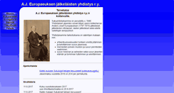 Desktop Screenshot of europaeus.info